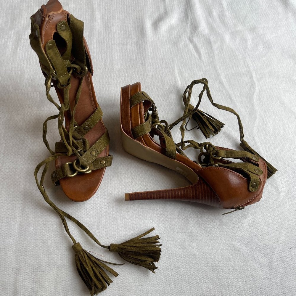 SUEDE HIGH HEELS